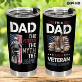 Veteran Dad tumbler view 5