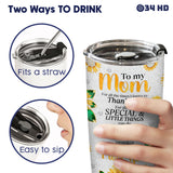 Sunflower Sunshine tumbler view 9