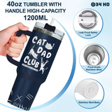 Cat Dad Club tumbler view 8