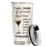 Espresso Martini tumbler view 3