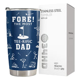 Funny Golf Dad tumbler view 4
