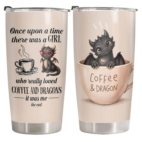 Cute Dragon Coffee 20oz tumbler
