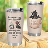 Cute Dragon Coffee tumbler view 6