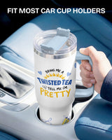 Highland Cow Funny Tea Lover tumbler view 5