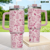 Flamingo tumbler view 5