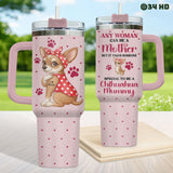 Chihuahua Mom tumbler view 5
