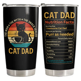 Funny Cat Dad 20oz tumbler