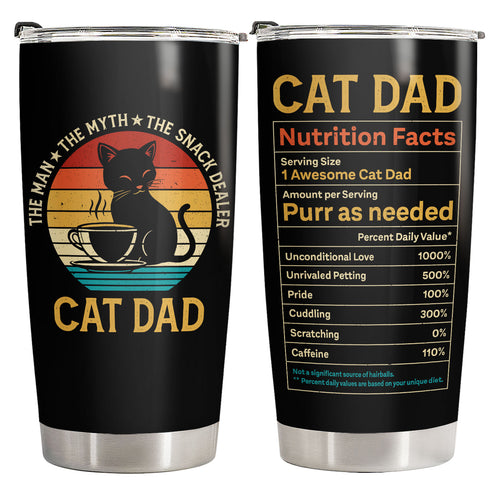 Funny Cat Dad 20oz tumbler
