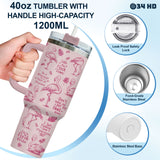 Flamingo tumbler view 8