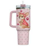 Chihuahua Mom tumbler view 2