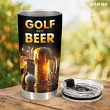 Funny Golf And Beer tumbler view 7