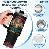 Bigfoot Dad tumbler view 8