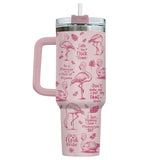 Flamingo tumbler view 2
