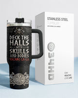 Viking Christmas tumbler view 8
