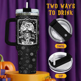 Skeleton Mom tumbler view 3