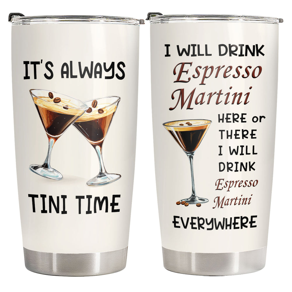 Espresso Martini 20oz Tumbler with Lid